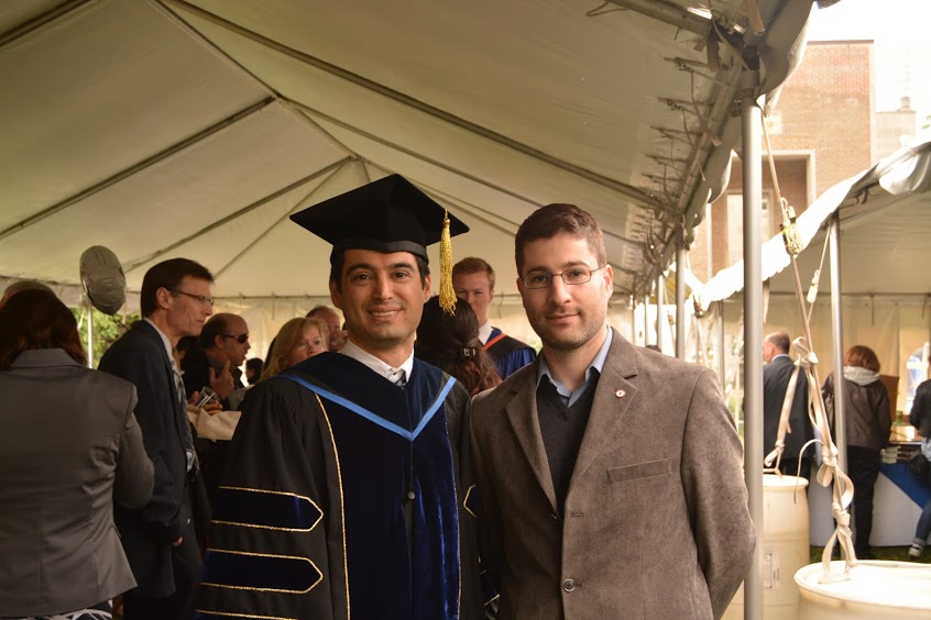 From Left: Dr. Ali Khosousi, Professor Seth Dworkin